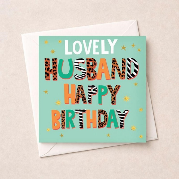Husband Birthday Card -  Lovely Husband