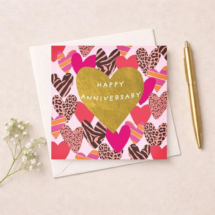 Anniversary Card - All The Hearts