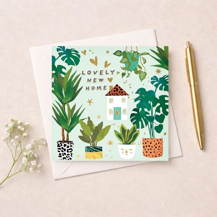 New Home Card - House Plants New Home Card - House Plants