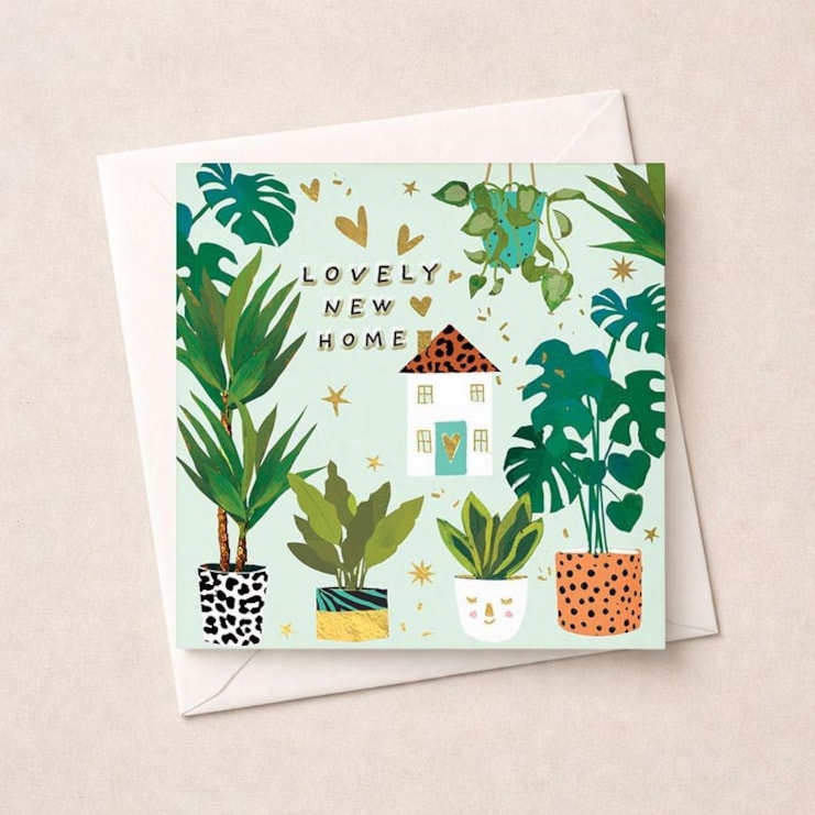 New Home Card - House Plants