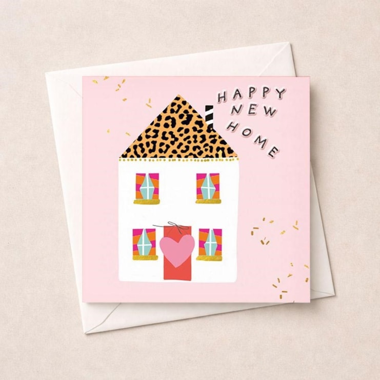 New Home Card - Pink Heart
