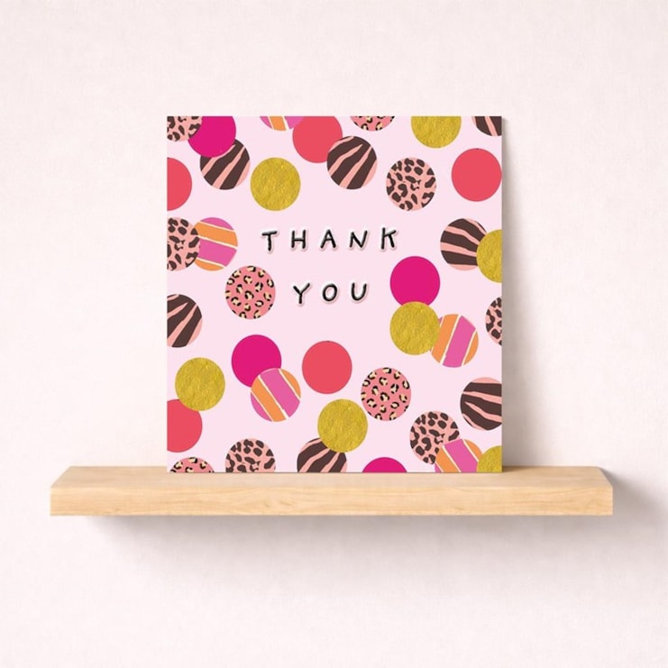Thank You Card - Dots