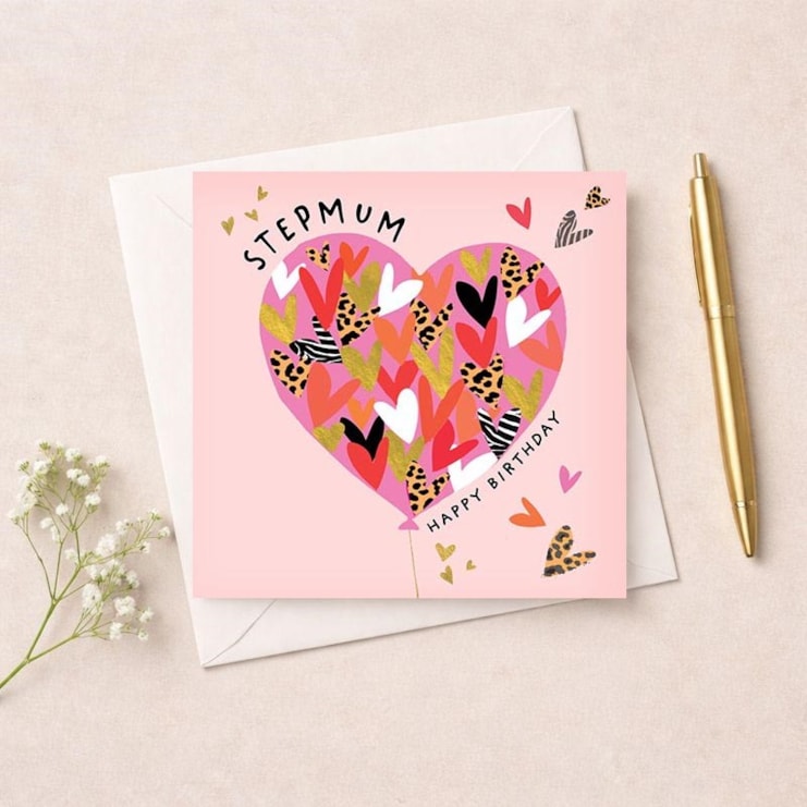 Stepmum Birthday Card - Balloon Stepmum Birthday Card - Balloon