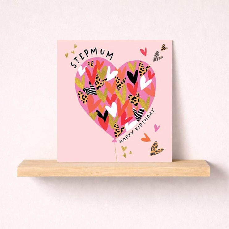 Stepmum Birthday Card - Balloon