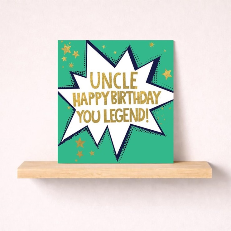 Uncle Birthday Card - Words Uncle Birthday Card - Words