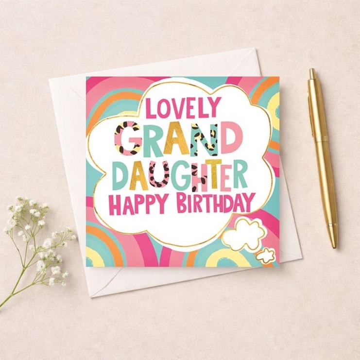 Granddaughter Birthday Card - Cloud