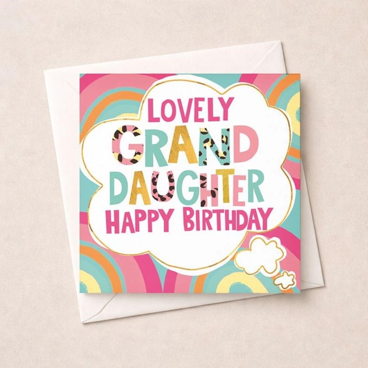 Granddaughter Birthday Card - Cloud