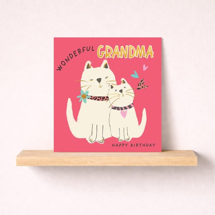 Grandma Birthday Card - Cats