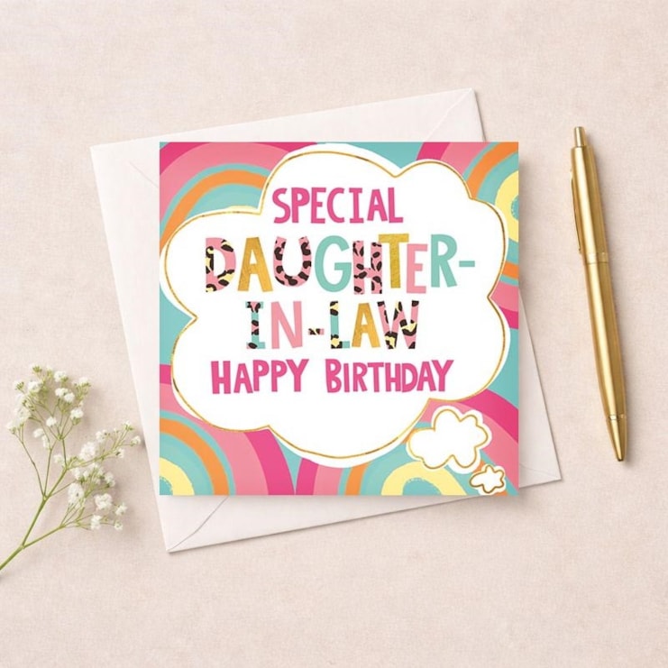 Daughter-in-Law Birthday Card - Special Daughter-in-Law Daughter-in-Law Birthday Daughter-in-Law Birthday Card - Special Daughter-in-Law Daughter-in-Law Birthday