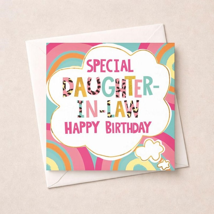 Daughter-in-Law Birthday Card - Special Daughter-in-Law Daughter-in-Law Birthday