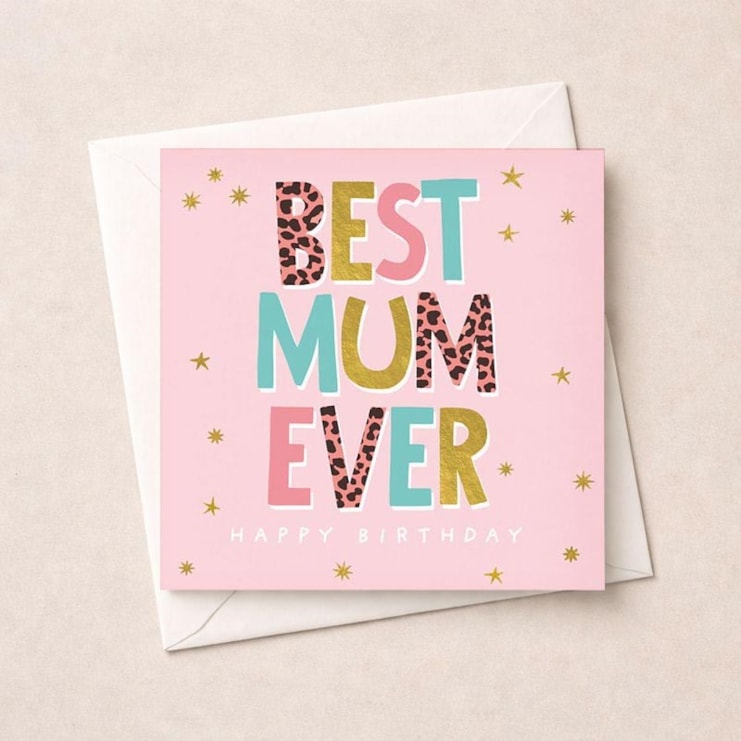 Mum Birthday Card - Words