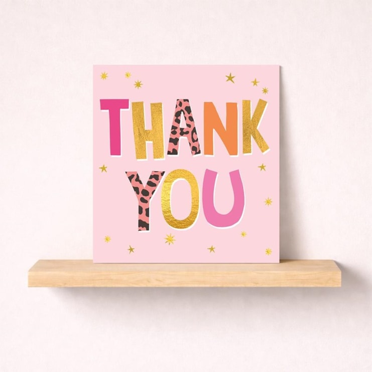 Thank You Card - Words