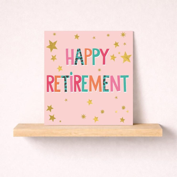 Retirement Card - Stars