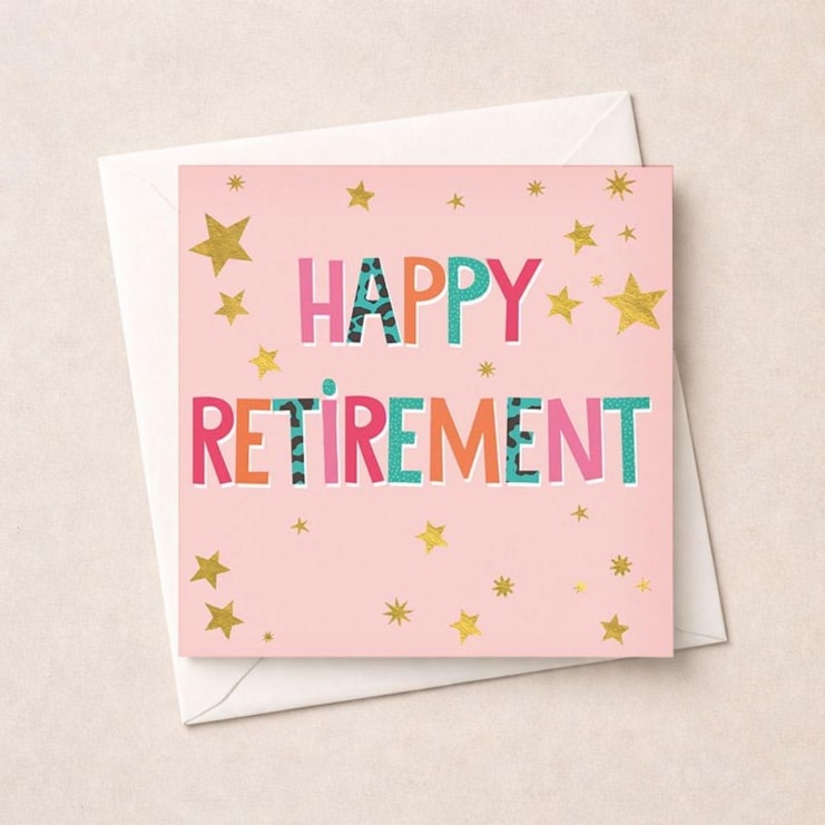 Retirement Card - Stars Retirement Card - Stars