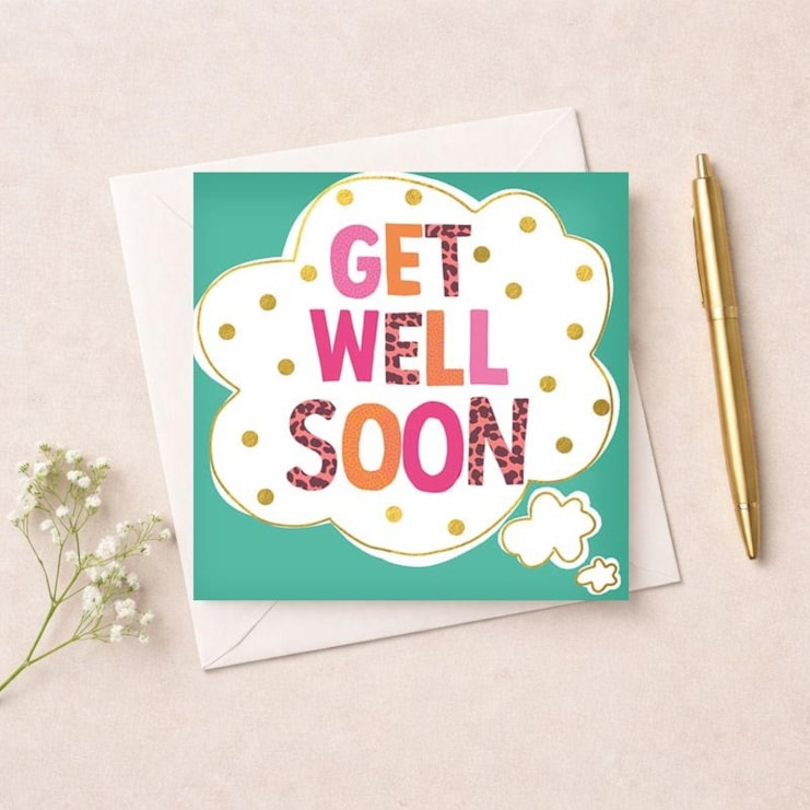 Get Well Soon Card - Cloud Get Well Soon Card - Cloud