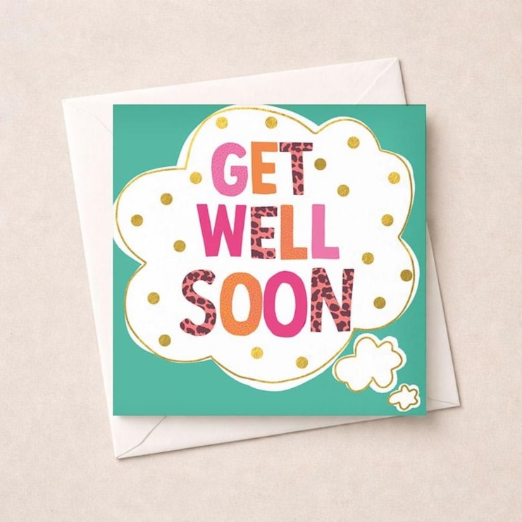 Get Well Soon Card - Cloud