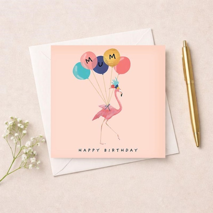 Mum Birthday Card - Flamingo Mum Birthday Card - Flamingo