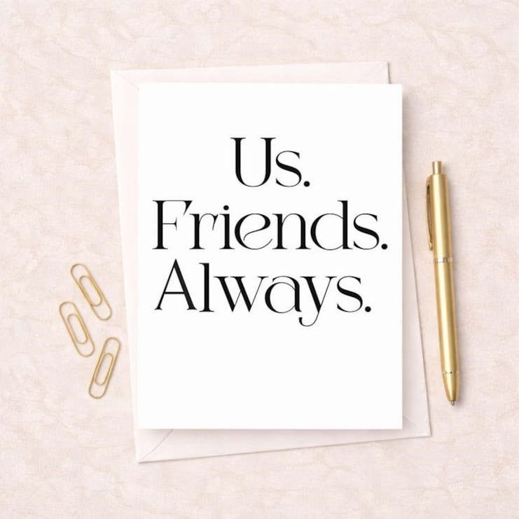 Friendship Card - Us Friends Always