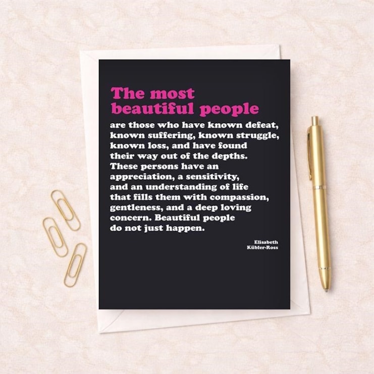 Open Card - The Most Beautiful People Open Card - The Most Beautiful People