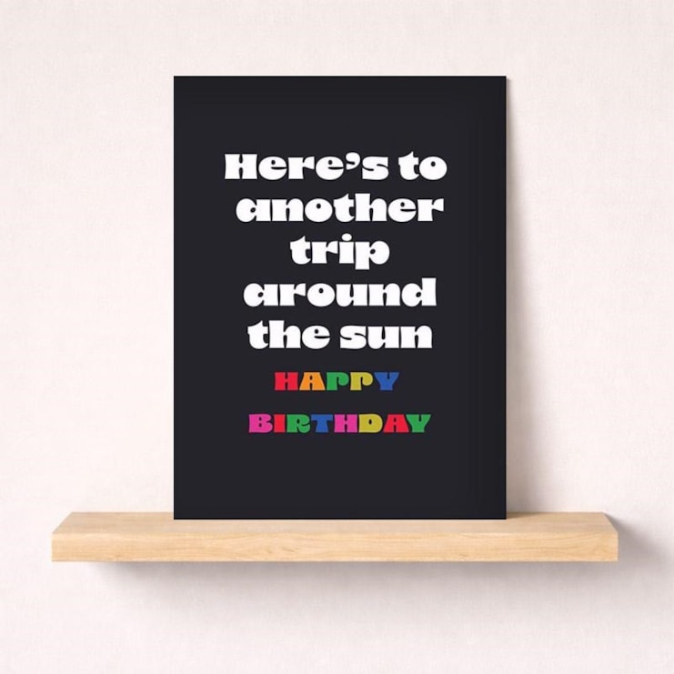 Birthday Card - Another Trip Around The Sun