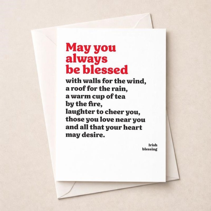 Open Card - May You Always Be Blessed