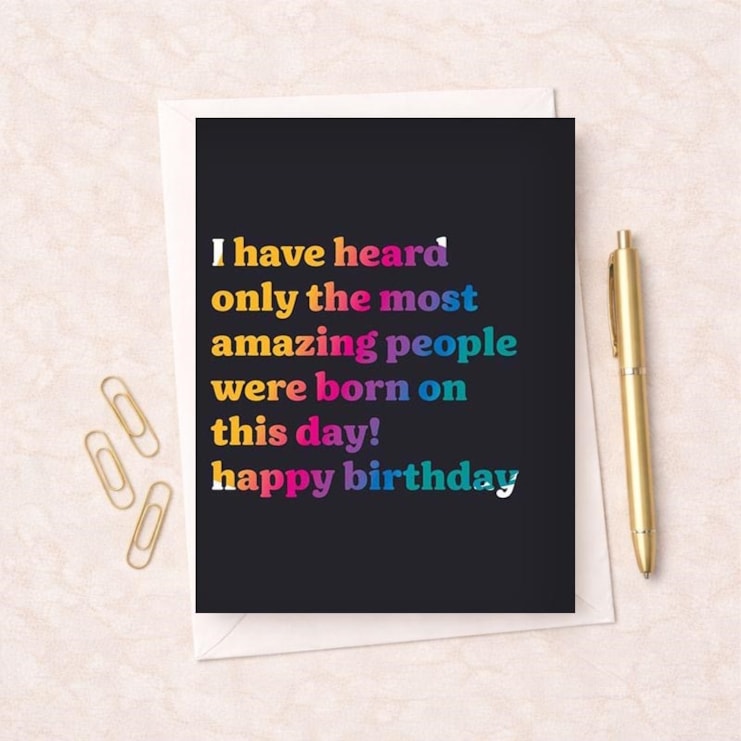 Birthday Card - Most Amazing People Were Born On This Day Birthday Card - Most Amazing People Were Born On This Day