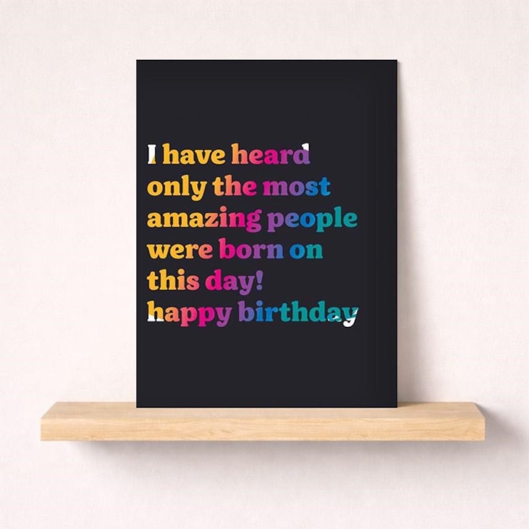 Birthday Card - Most Amazing People Were Born On This Day Birthday Card - Most Amazing People Were Born On This Day