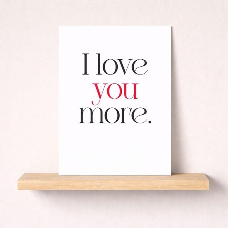 Just To Say Card - I Love You More Just To Say Card - I Love You More