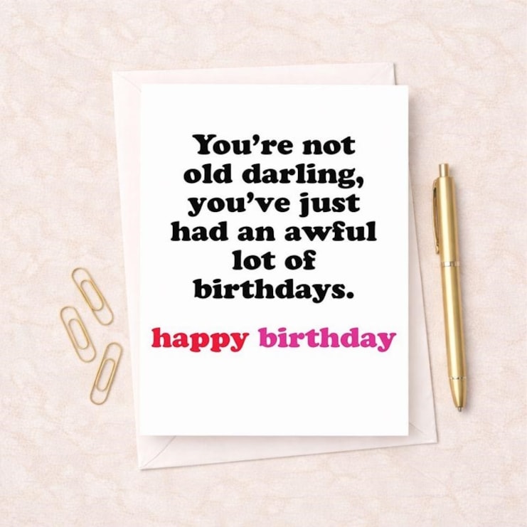 Birthday Card - An Awful Lot Of Birthdays Birthday Card - An Awful Lot Of Birthdays