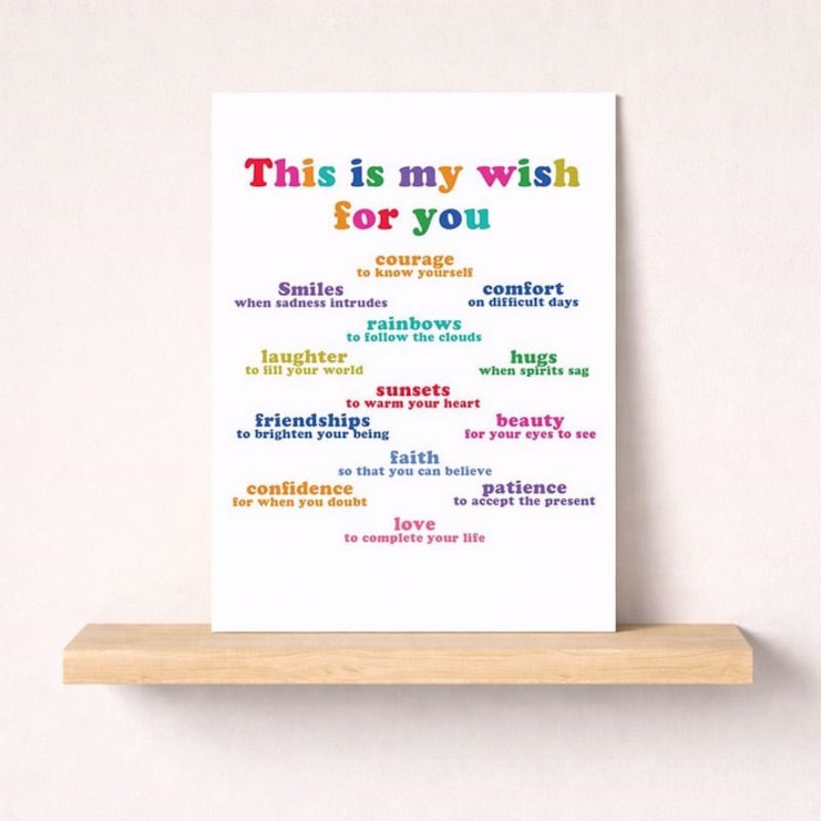 Just To Say Card - This Is My Wish For You Just To Say Card - This Is My Wish For You