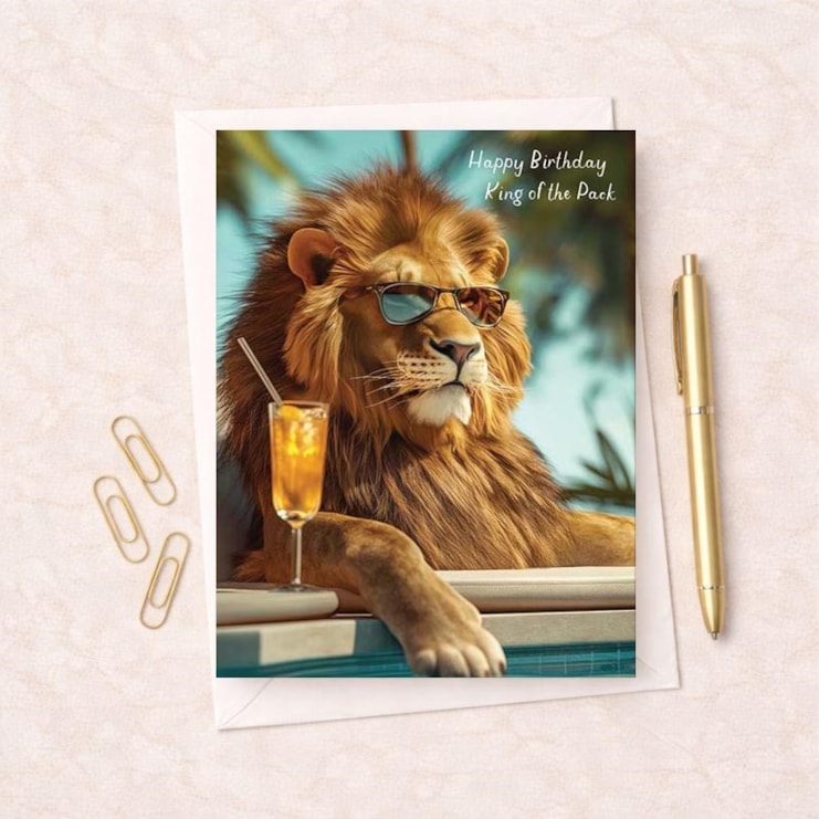 Birthday Card - King Of The Pack Birthday Card - King Of The Pack