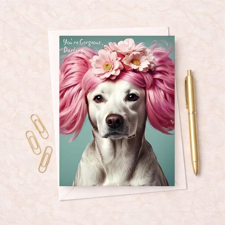 Birthday Card - You're Gorgeous Darling Birthday Card - You're Gorgeous Darling