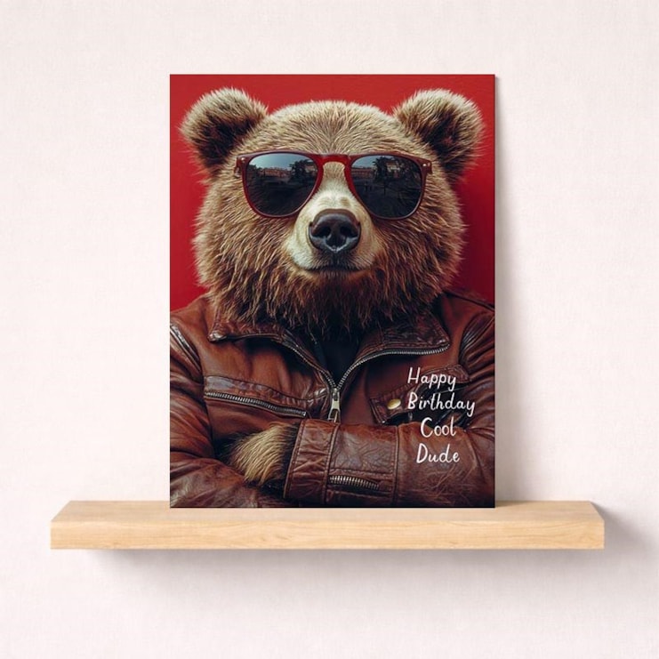 Birthday Card - Cool Dude Birthday Card - Cool Dude