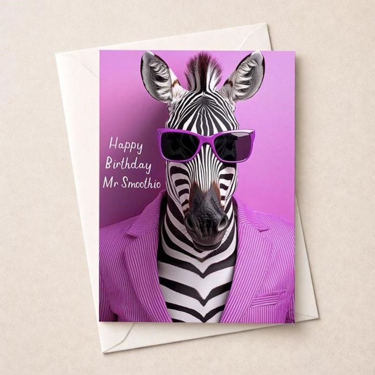 Birthday Card - Mr Smoothie
