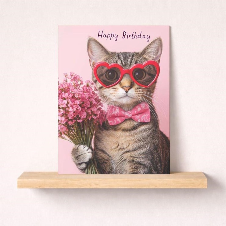 Birthday Card - Birthday Cat