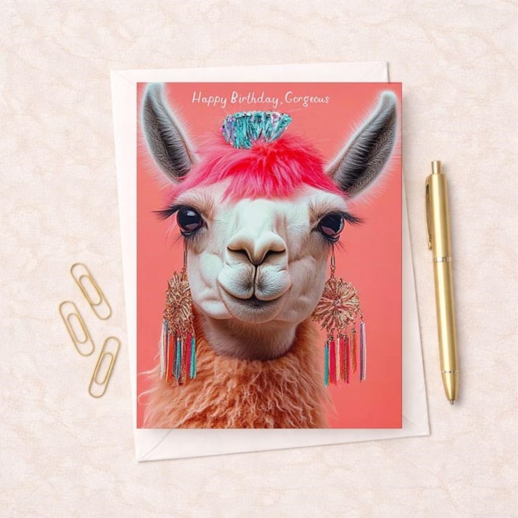 Birthday Card - Happy Birthday Gorgeous Birthday Card - Happy Birthday Gorgeous