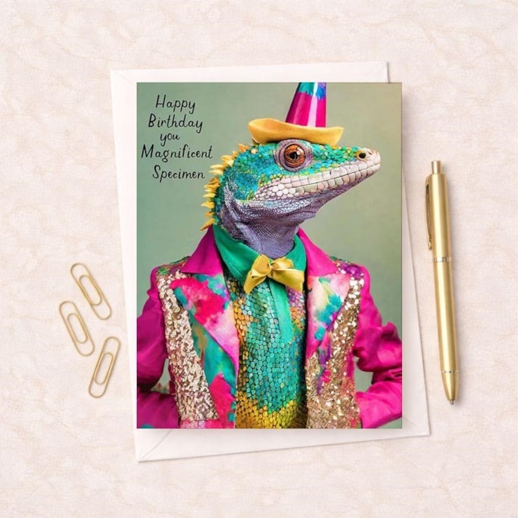 Birthday Card - You Magnificent Specimen