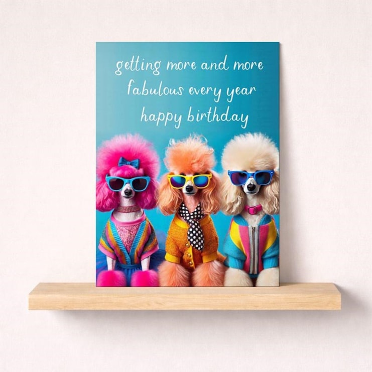Birthday Card - More And More Fabulous Birthday Card - More And More Fabulous