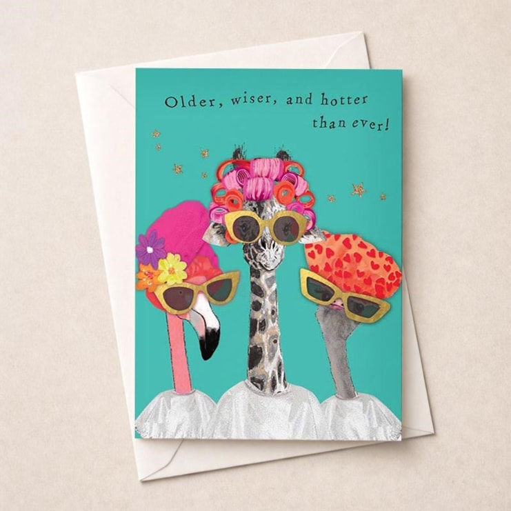 Birthday Card - Older Wiser And Hotter Than Ever