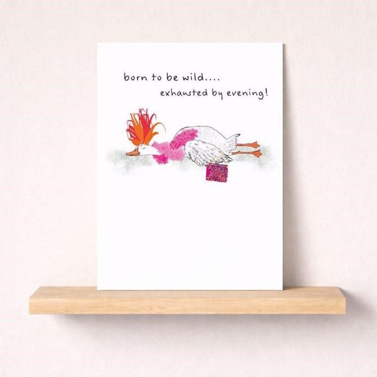 Open Card - Exhausted By Evening Open Card - Exhausted By Evening