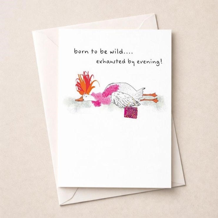 Open Card - Exhausted By Evening