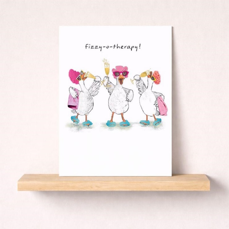 Open Card - Fizzy-O-Therapy Ducks Open Card - Fizzy-O-Therapy Ducks