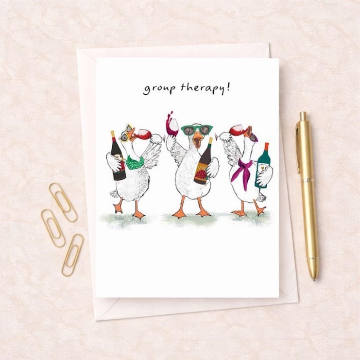 Open Card - Group Therapy Ducks