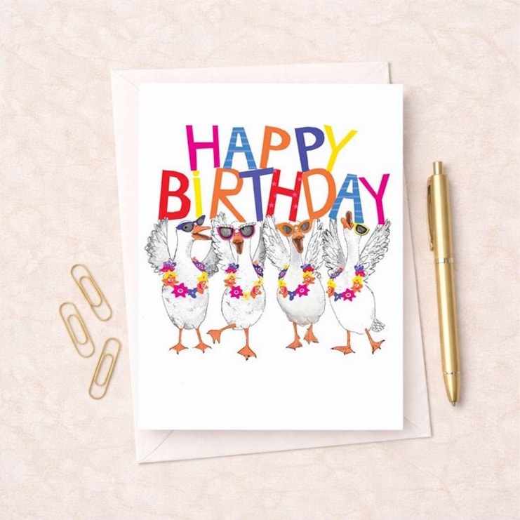 Birthday Card - Birthday Ducks