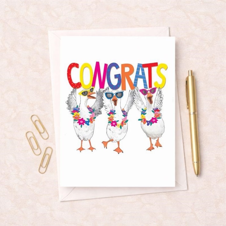 Congratulations Card - Congrats Congratulations Card - Congrats
