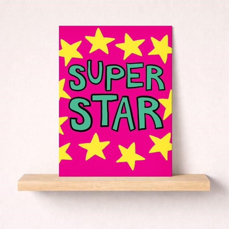 Congratulations Card - Super Star Congratulations Card - Super Star