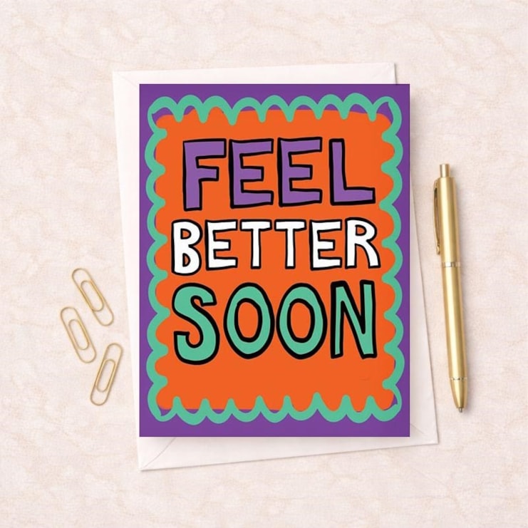 Get Well Soon Card - Fell Better Soon Get Well Soon Card - Fell Better Soon