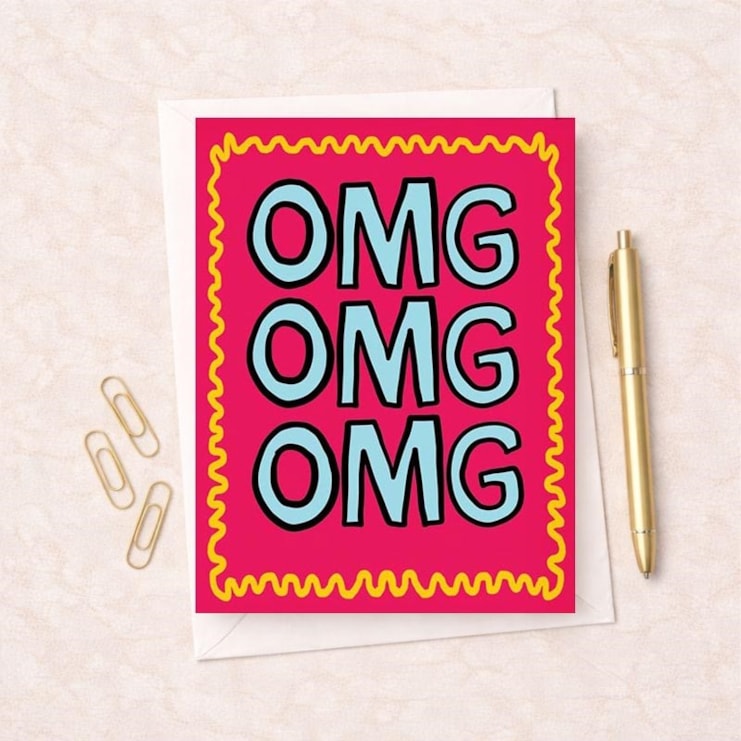 Open Card - OMG OMG OMG Open Card - OMG OMG OMG