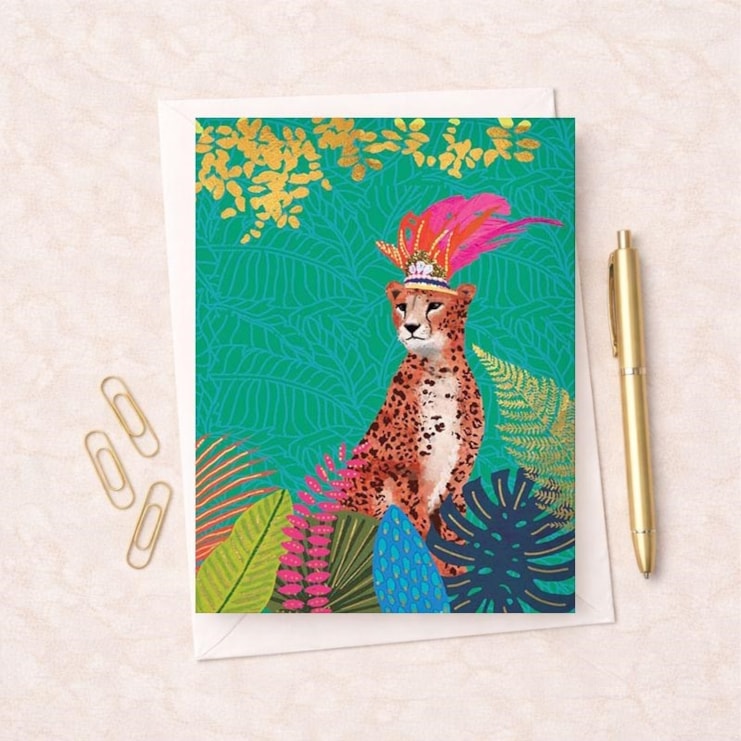 Open Card - Jungle Cheetah Open Card - Jungle Cheetah