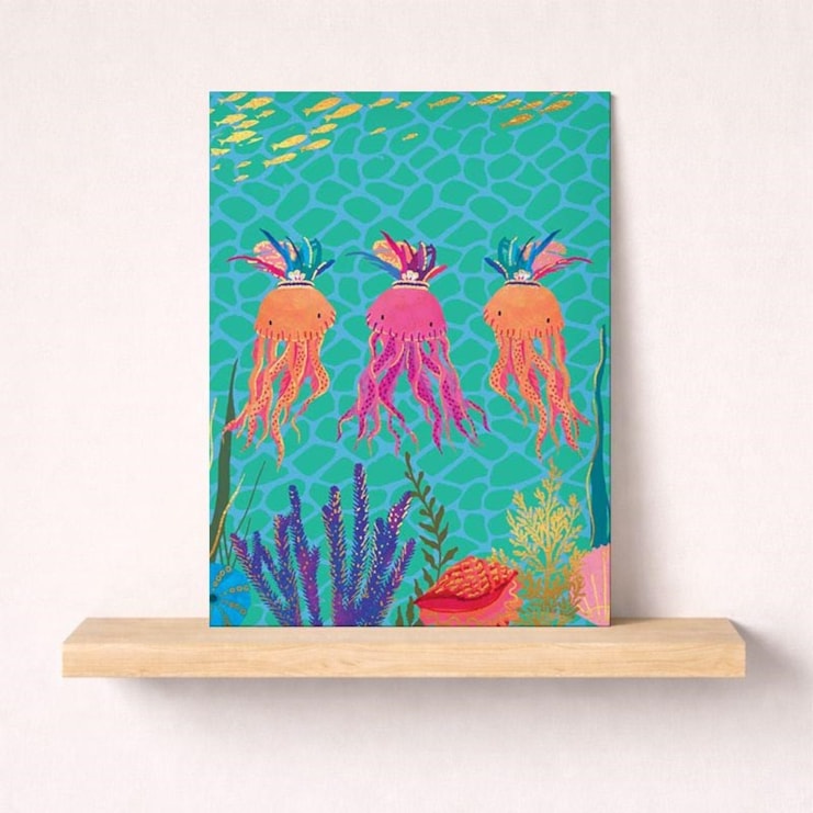 Open Card - Jellyfish